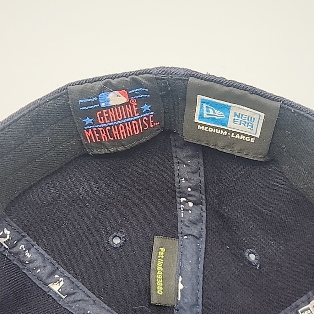 New Era New York Yankees MLB Baseball Cap Navy Blue Adjustable Size Medium Large - Picture 5 of 7